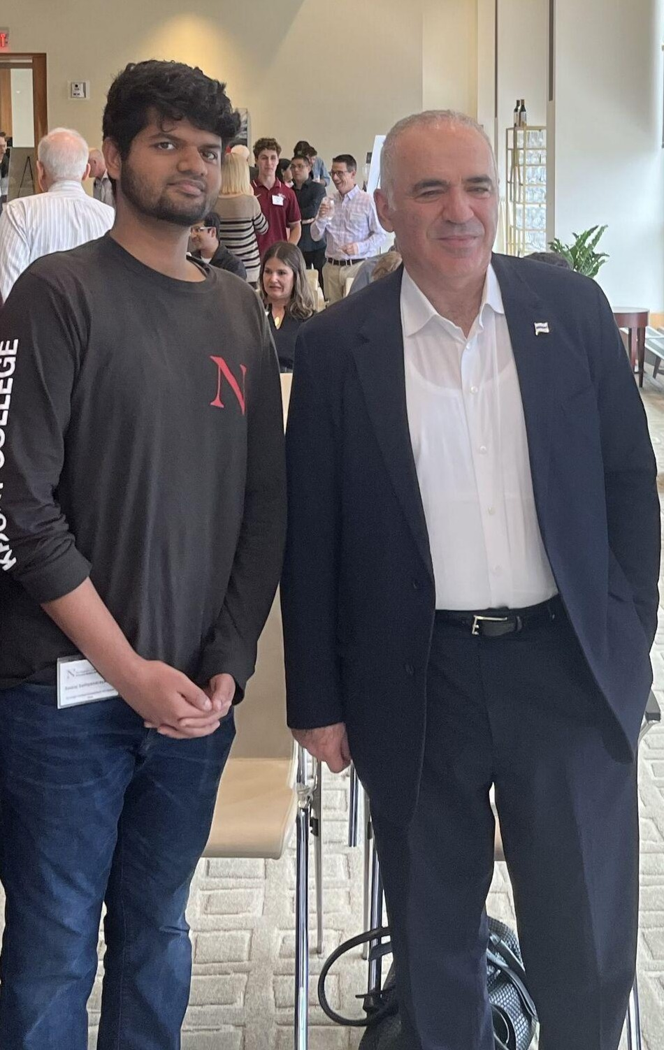 Meeting with Garry Kasparov